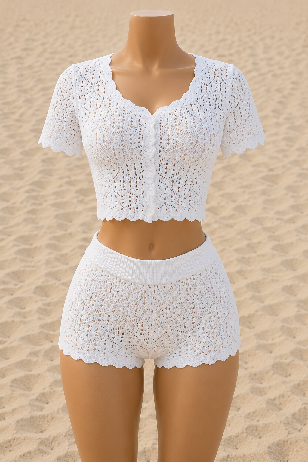 Set Crochet Boho Dos Piezas