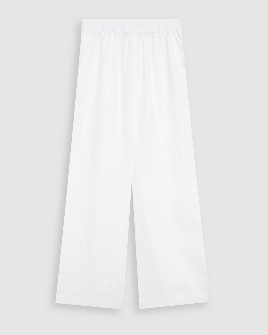 Pantalón de lino blanco