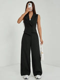 Conjunto Monaco Luxe – Chaleco & Palazzo Set
